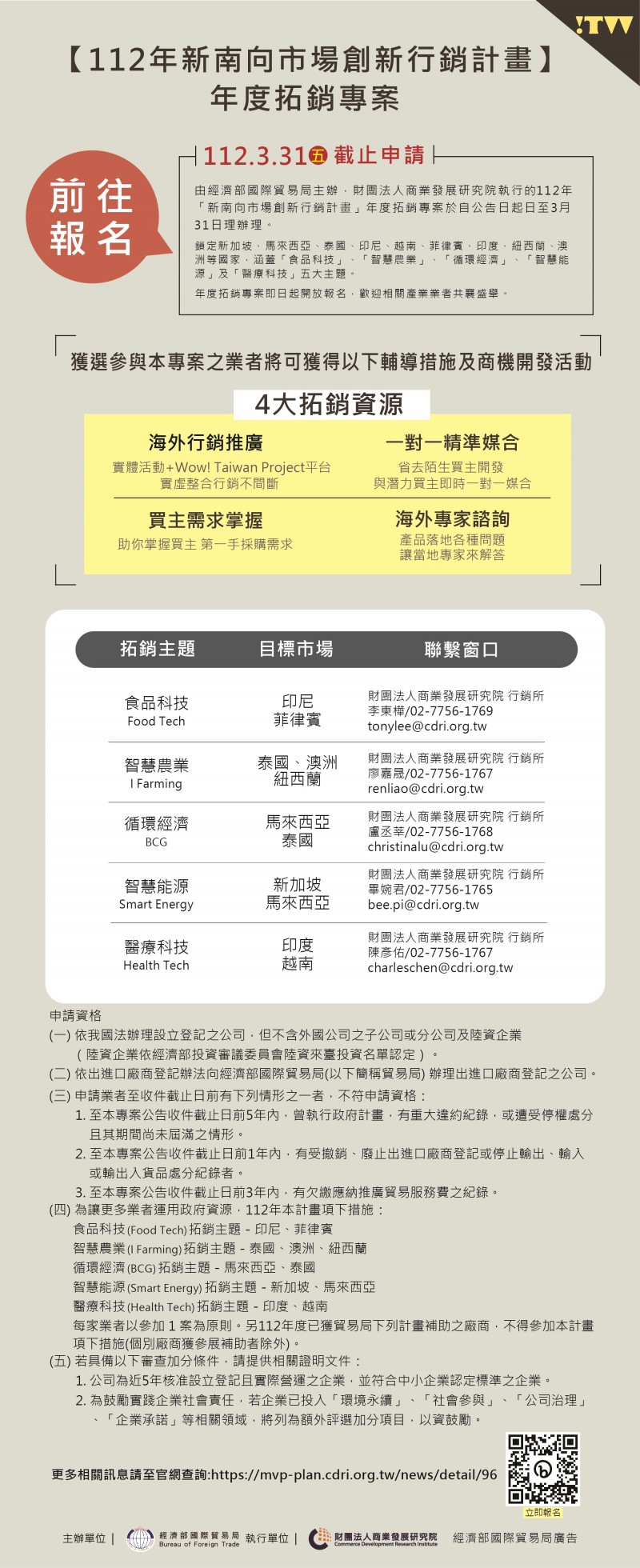 112年拓銷專案說明